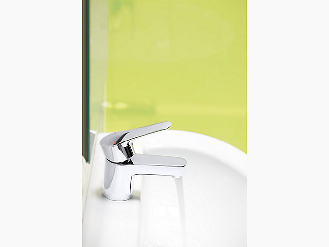 KOHLER K-16027-4-G July Single Handle Bathroom Sink Faucet Brushed Chrome New 